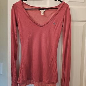 Abercrombie Vintage Y2K Long Sleeve T-shirt, Small